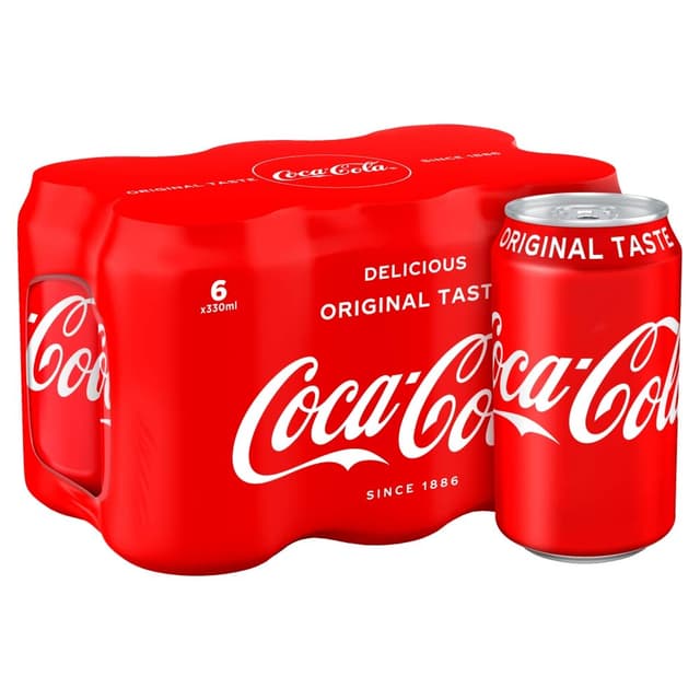 COCA COLA CAN 6 X 330ML
