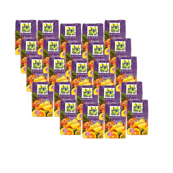 AWAL JUICE COCKTAIL ASSTD 24X250ML