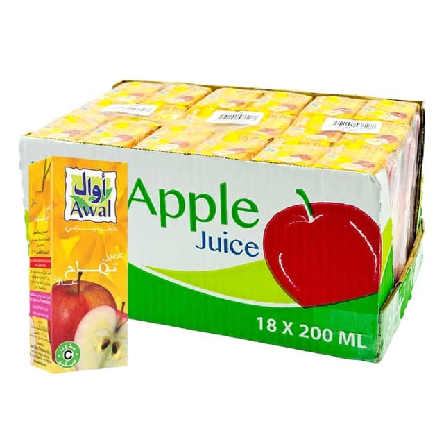 AWAL GALA APPLE JUICE 18X200ML