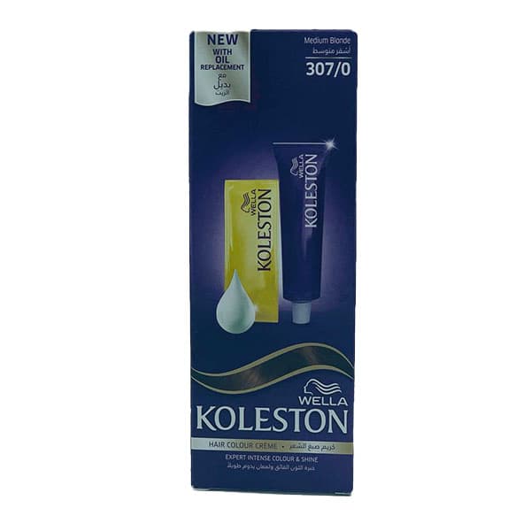 KOLESTON HAIR COLOR CREAM WITH OIL REPLACEMENT - MEDIUM BLONDE