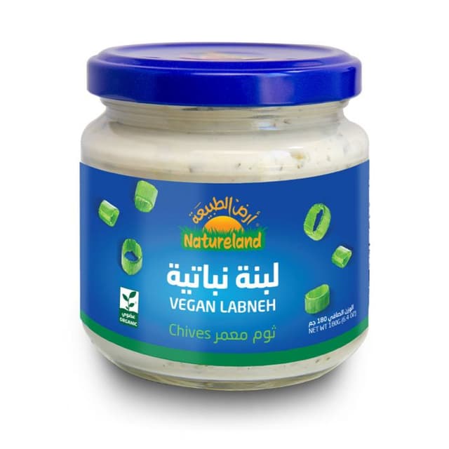لبنة نباتية - ثوم معمر 180جم عضوي