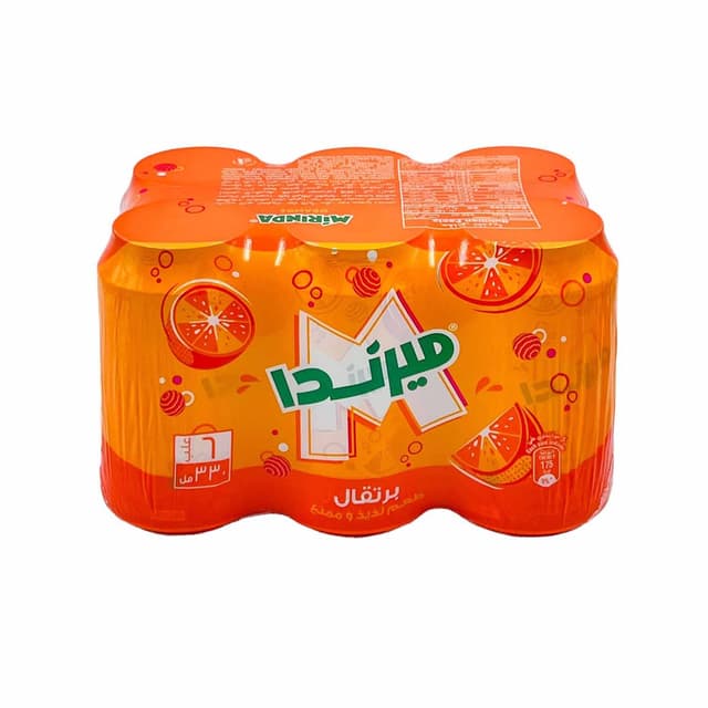 Mirinda Orange 330ml Can 6 Pack (multipack)