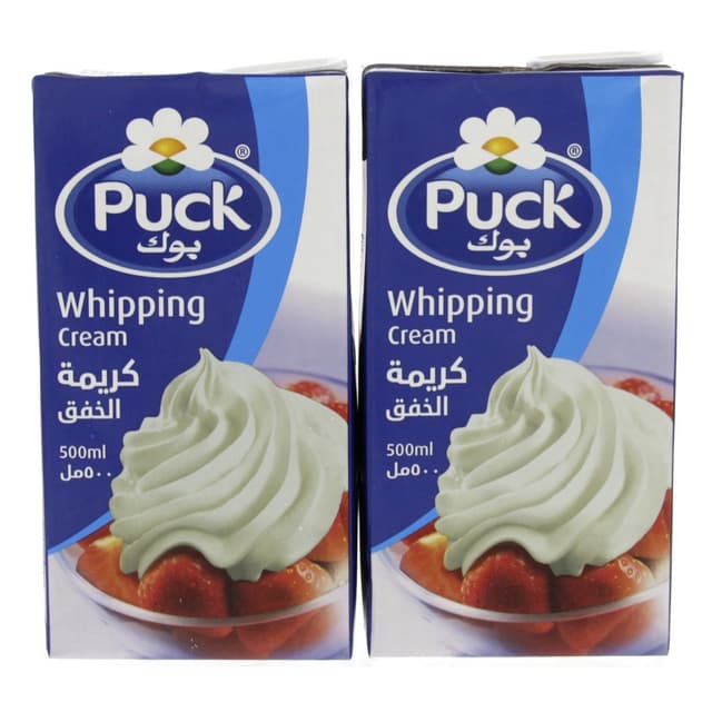 PUCK WHIPPING CREAM 2X500ML