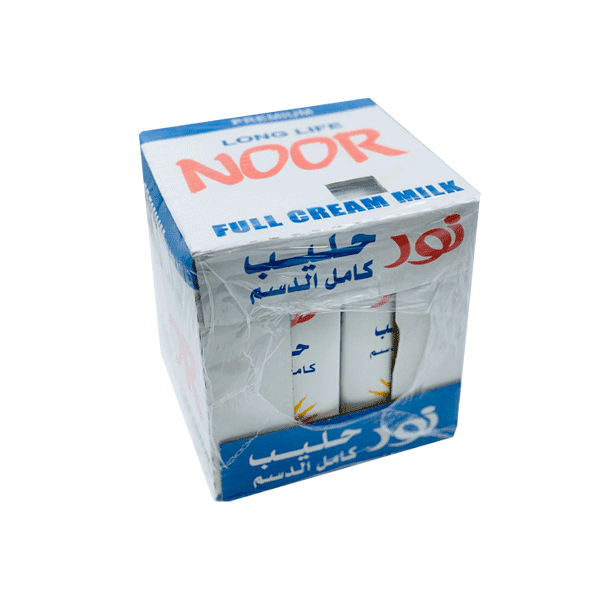 NOOR LONG LIFE MILK FULL FAT 6 x 1L