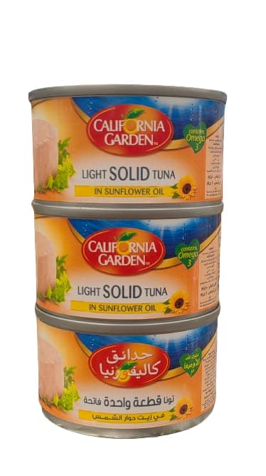 CG LIGHT TUNA SOLID IN S/F OIL 3X100GM