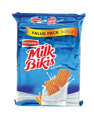BRITANNIA MILK BIKIS 8X85 GR
