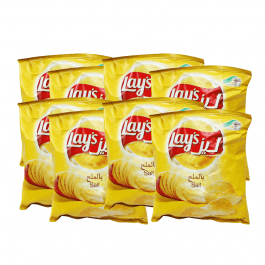 LAYS CHIPS SALTED 21 X 12 GM