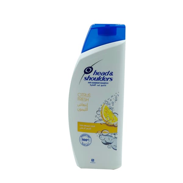 HEAD & SHOULDERS CITRUS FRESH SHAMPOO 600ML