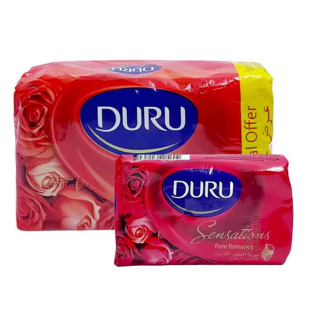 Duru Moroccan rose body soap with milk protein 120G*6