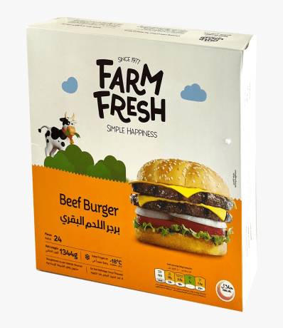 FARM FRESH BEEF BURGER 1344GM
