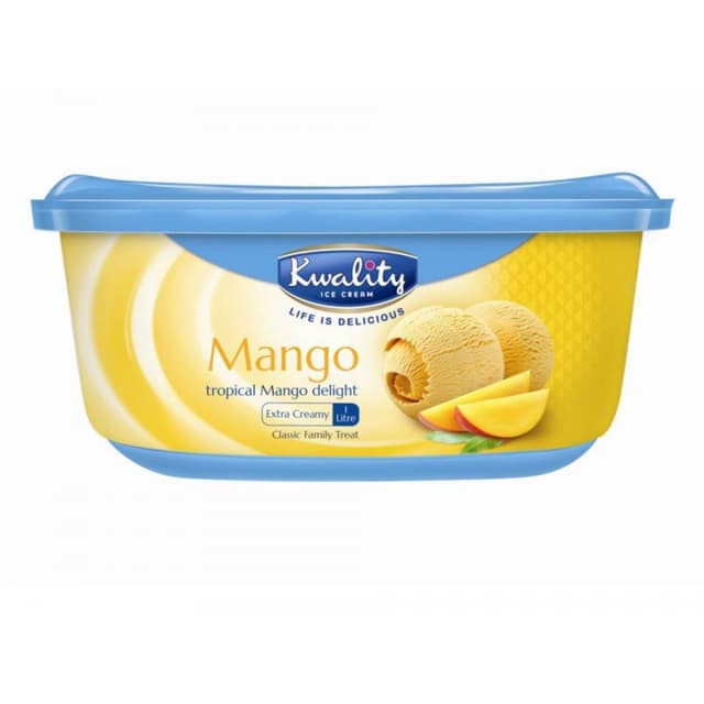 KWALITY MANGO ICE CREAM 1LTR