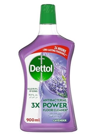 DETTOL 3X ANTIBACTERIAL FLOOR CLEANER LAVENDER 900ML