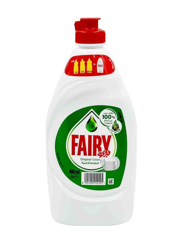 FAIRY ORIGINAL CLEAN DISHWASHING LIQUID 400ML