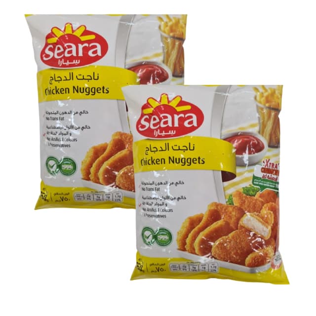 SEARA SPICY CHICKEN NUGGETS 2X750GM