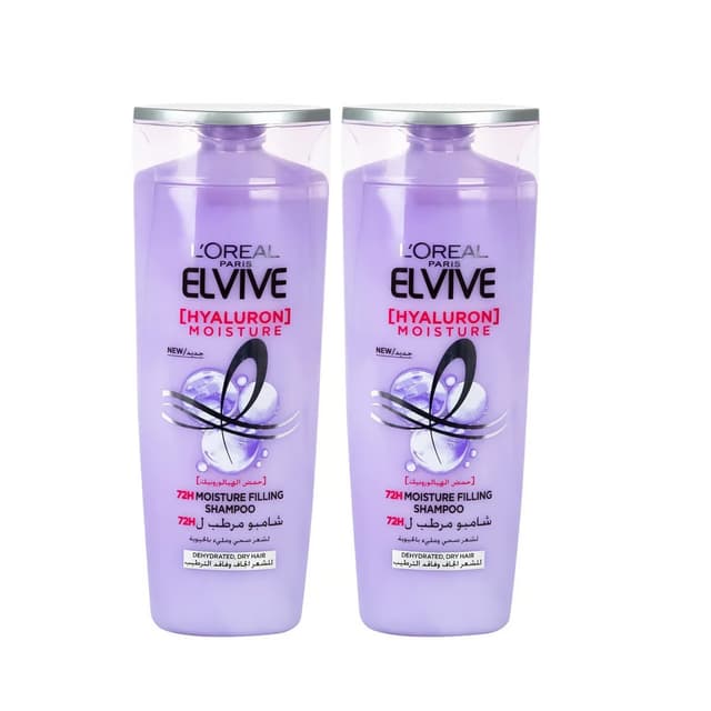 LOREAL ELVIVE HYALURON MOISTURE FILLING SHAMPOO 2X400ML