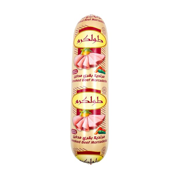 TULKAREM SMOKED BEEF MORTADELLA PEPPER KG