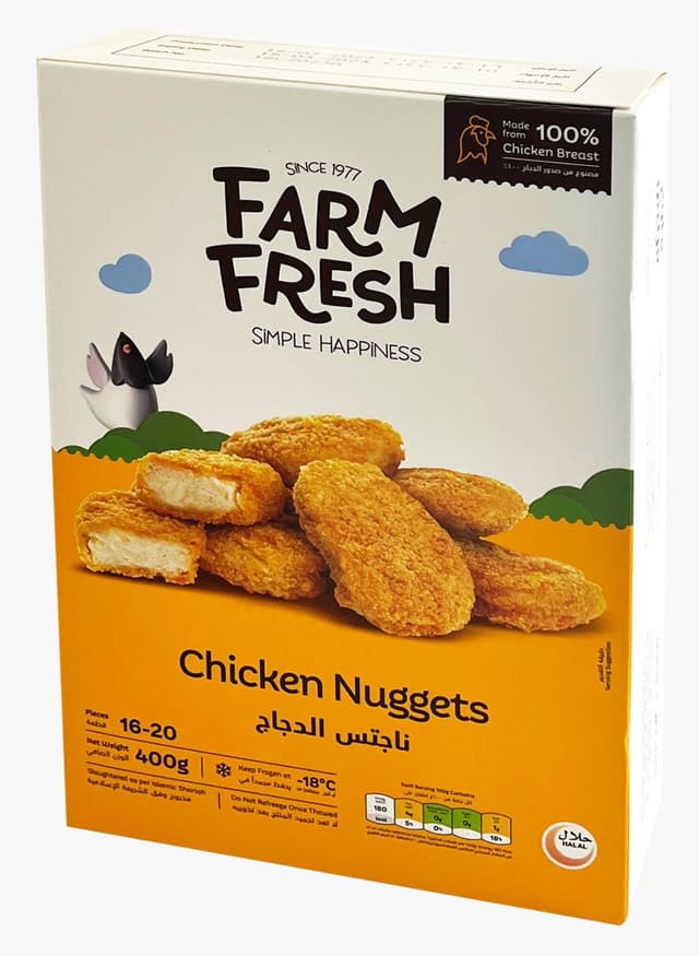 FARM FRESH CHICKEN NUGGETS 400GM
