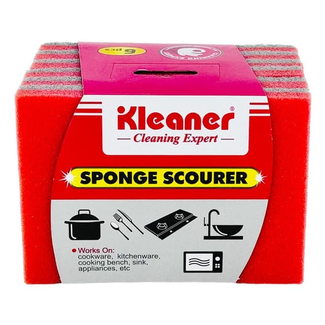 KIEANER Sponge Scourer Set 6 PCS