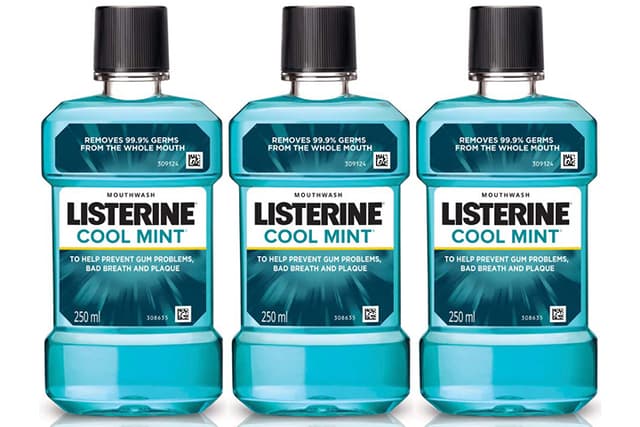 LISTERINE COOL MINT MOUTHWASH 2+1X250ML