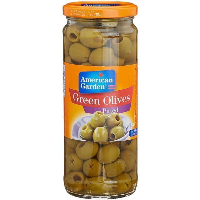 AG OLIVES GREEN PITTED 450 GR