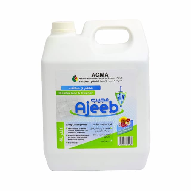 AJEEB DISNFECTANT & CLEANER MIXED FLOWER SCENT 4LTR