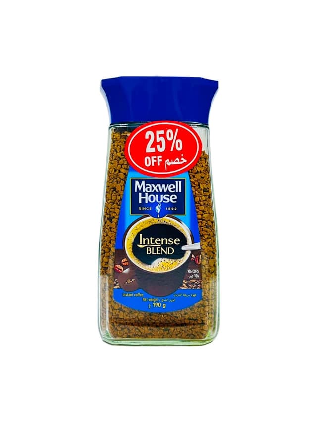 MAXWELL HOUSE COFFEE INTENSE 190 GR