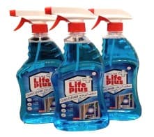 LIFE PLUS GLASS CLEANER 3 PCS 650 ML