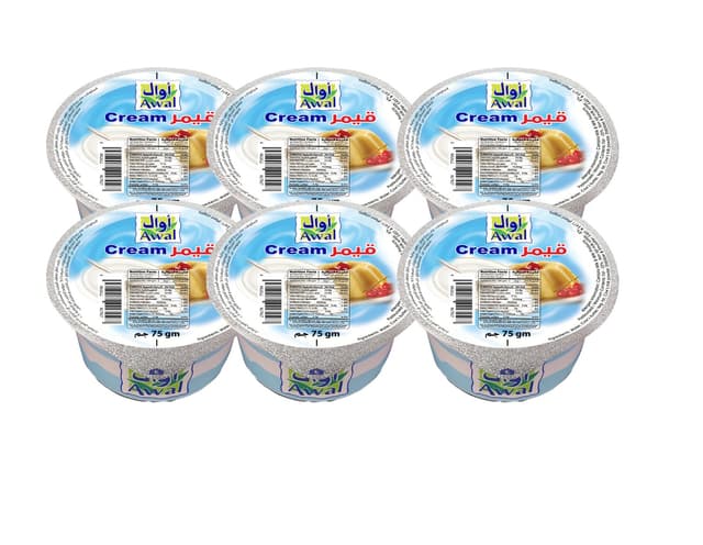 AWAL CREAM FRESH 6 x 75GM