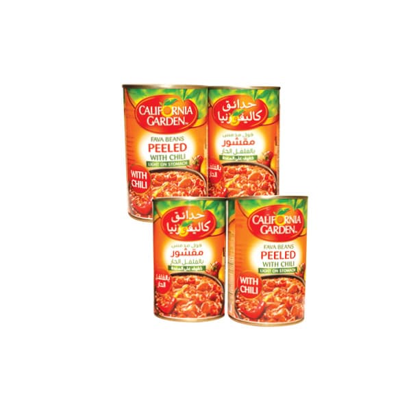 CG PEELED FOUL WITH CHILLI 4X450G