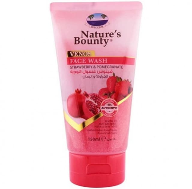 NATURE'S BOUNTY FACE WASH STRAWBERRY & POMEGRANATE 150ML