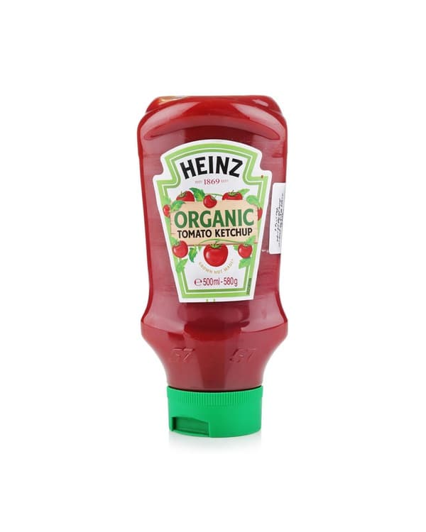 HEINZ ORGANIC TOMATO KETCHUP 580GM