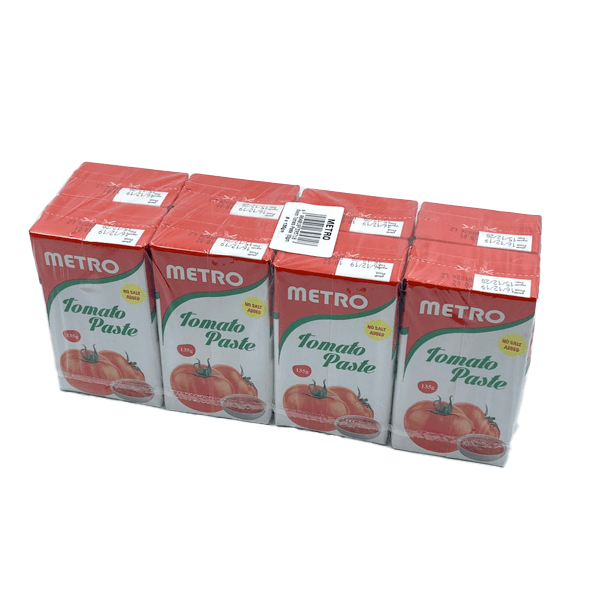 METRO TOMATO PASTE 8 x 135 GM