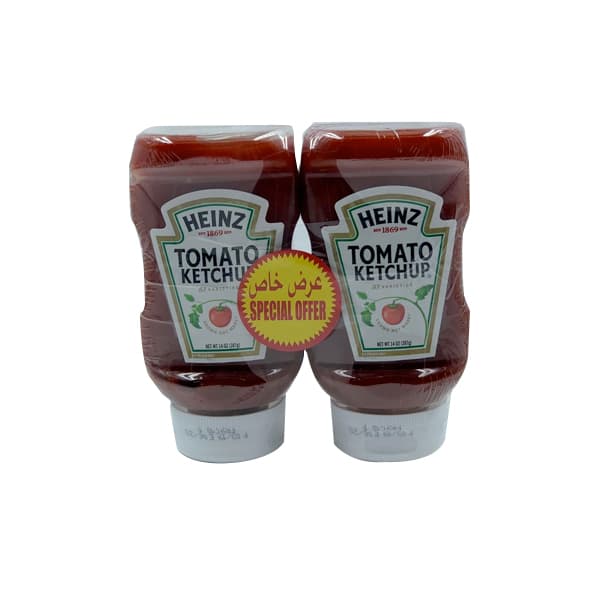 HEINZ TOMATO KETCHUP 2X400GR