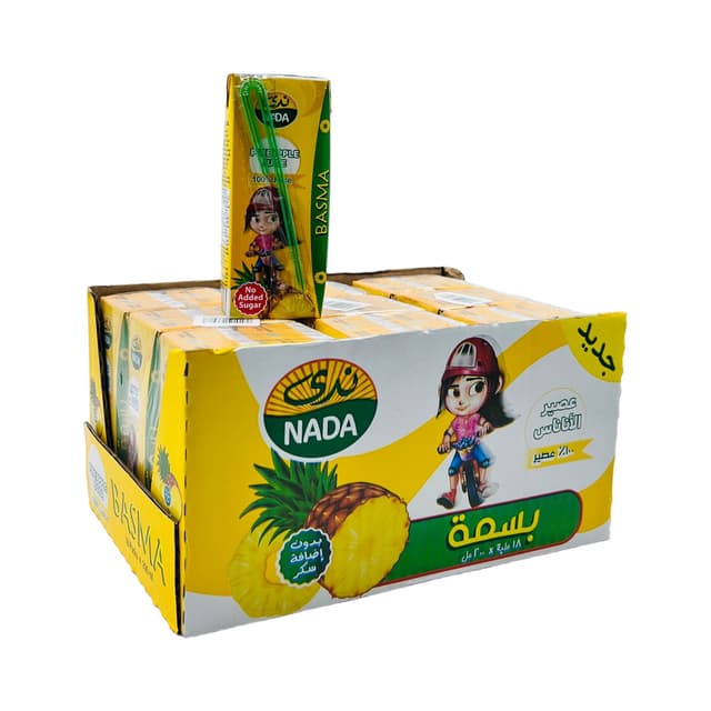 NADA PINEAPPLE JUICE BASMA 18 x 200ML