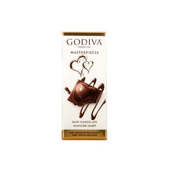 Godiva Heart Tab Dark Choco 6X86g