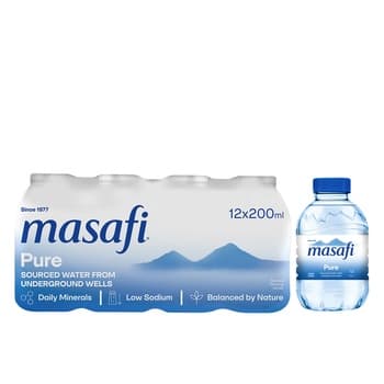 Masafi Bottled Drinking Water 12 x 200ml
