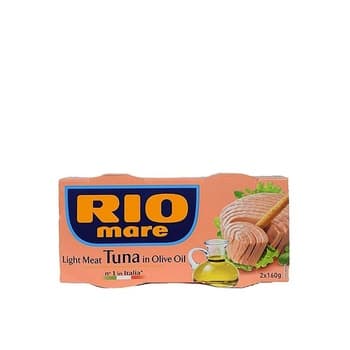 Rio mare light meat tuna in olive oil 160g Pack of 2