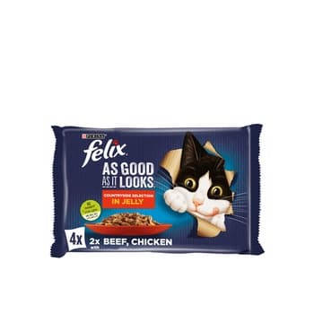 Purina Felix Agnail With Beef 4X85g