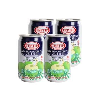 TEP TIP Young Coconut Juice with Palp 4X310 ml