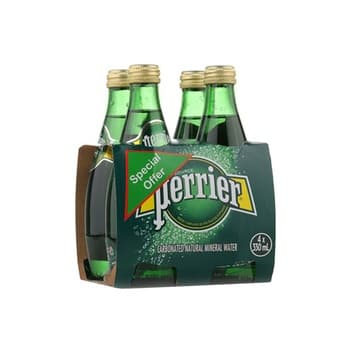 Perrier sparkling water 4X330ml
