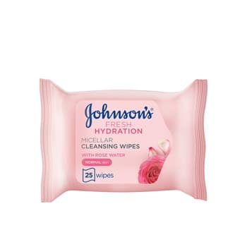 Johnson's Fresh Hydra Micellar Cleansing Wipes Pack of 25s