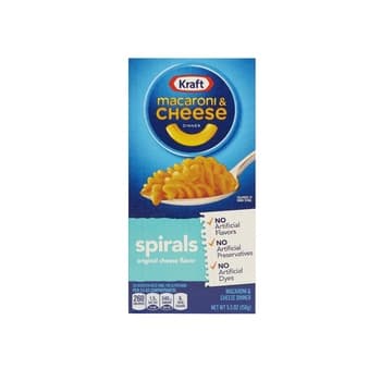 Kraft Macaroni & Cheese Spirals 5.5oz