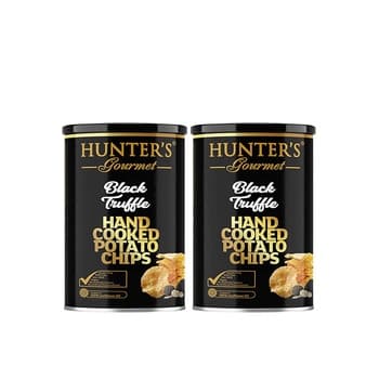 Hunter Gourmet Black Truffle Chips 150g Pack Of 2