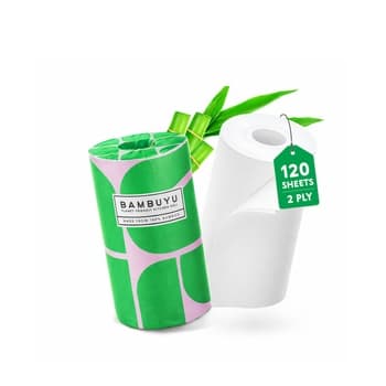 Bambuyu Kitchen Towel Roll 120Sheets X 2Ply