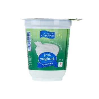 Al Rawabi Plain Yoghurt Full Cream 400g