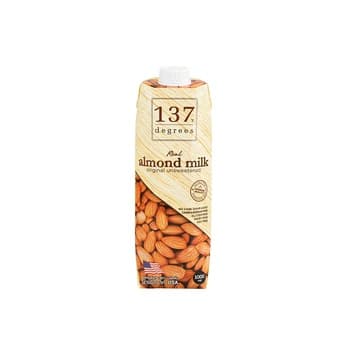 137 Degrees Almond Milk Unsweetened 1 ltr