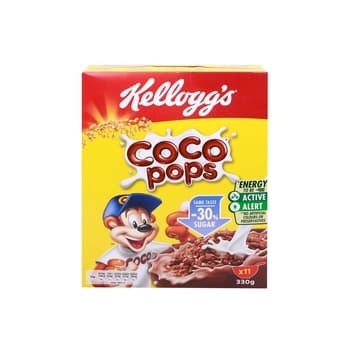 Kelloggs Coco Pops 330g Tasty And Nourishing Breakfast 7 Vitamins And Iron Source of Fibre High in Vitamin D And Calcium