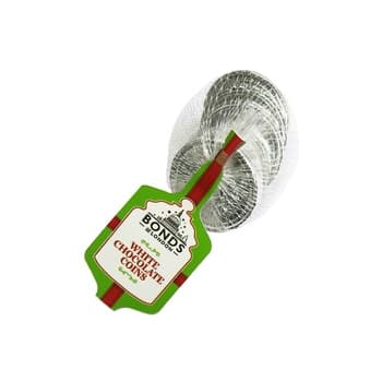 Bonds White Chocolate Coin Net 60g