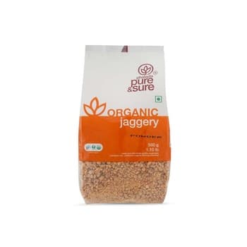 Pure & Sure Organic Jaggery 500g
