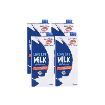 Al Ain Farms Uht Full Cream Milk 4x1 ltr